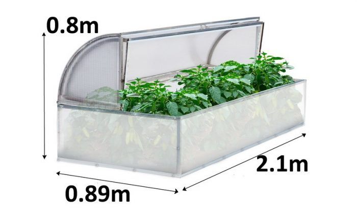 Mga sukat ng greenhouse