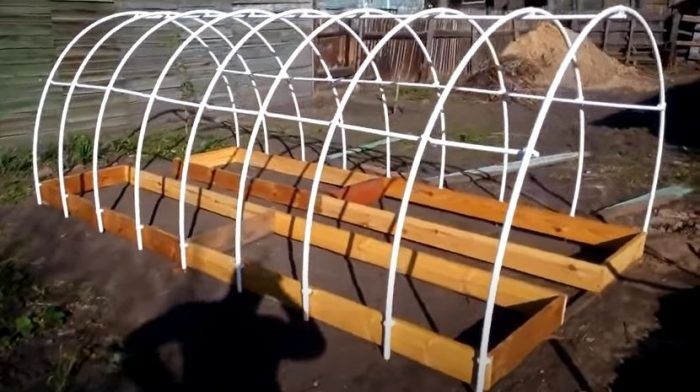 Greenhouse na gawa sa polypropylene arches