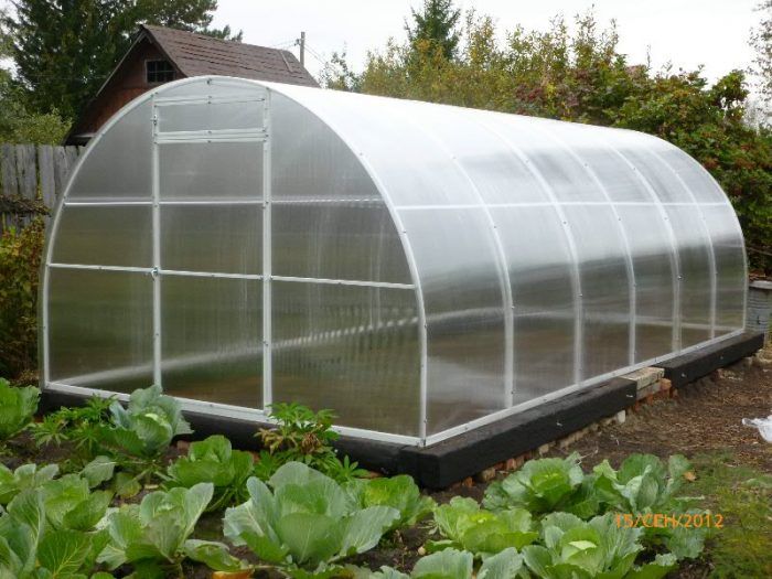 Handa nang polycarbonate greenhouse