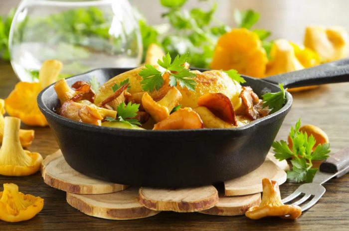 Pagluluto ng mga chanterelle