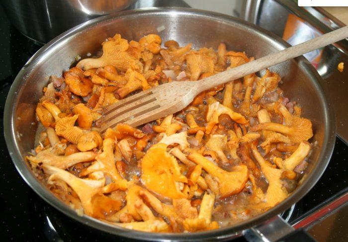 Pagluluto ng mga chanterelle