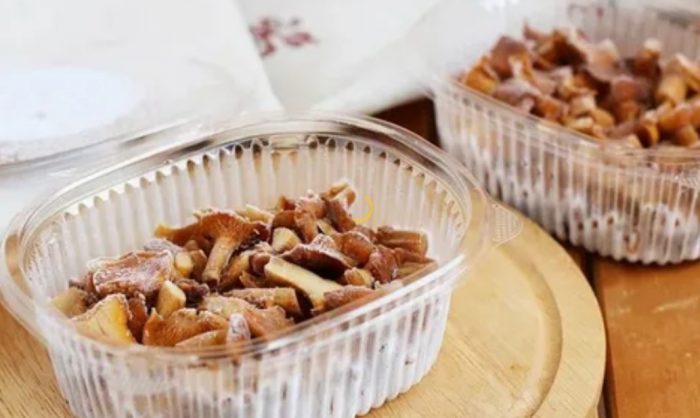 Mga nakapirming chanterelle