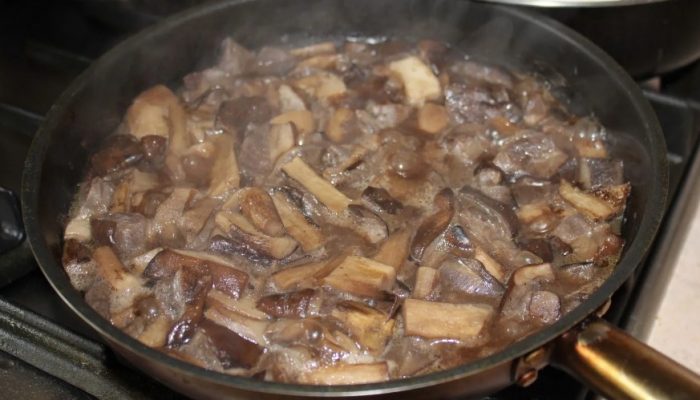 Pagprito ng boletus