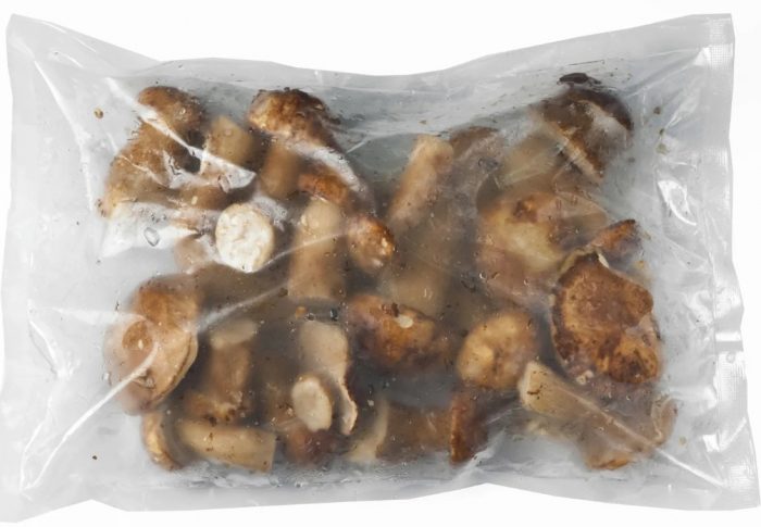 Pagyeyelo ng mga lutong honey mushroom