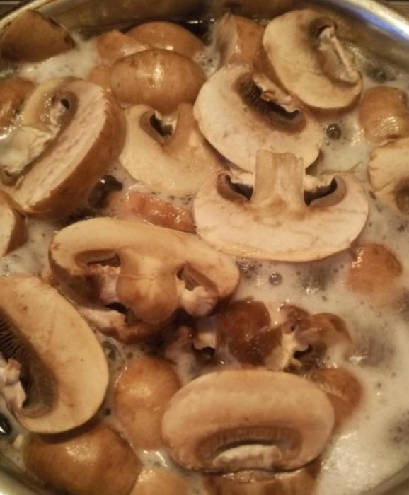 Pritong king mushroom
