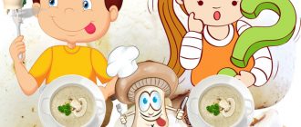 Mga Champignon para sa mga bata