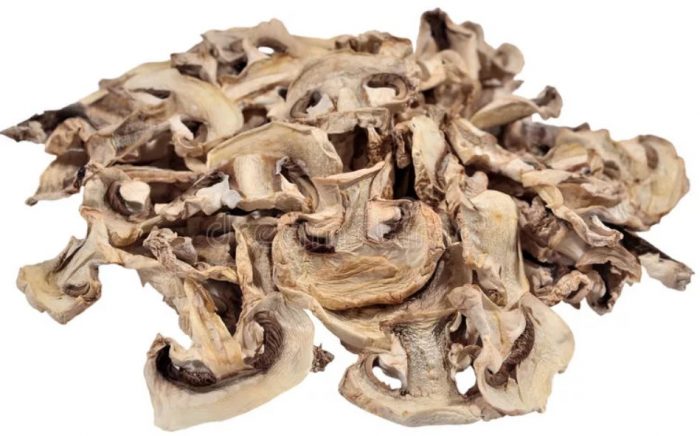 Mga pinatuyong champignon