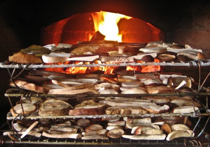 Oven na Ruso para sa pagpapatuyo