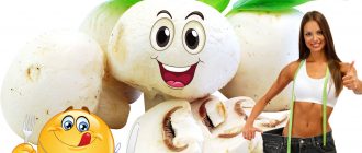 Diyeta at mga champignon
