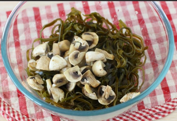 Mga damong-dagat at champignon