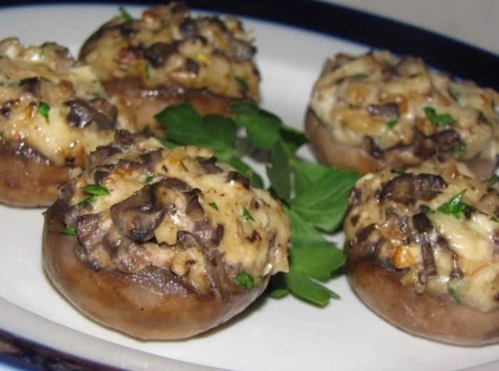Inihaw na porcini mushroom