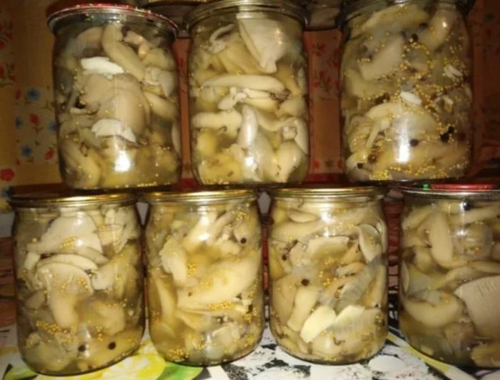 Pag-atsara ng mga kabute ng talaba