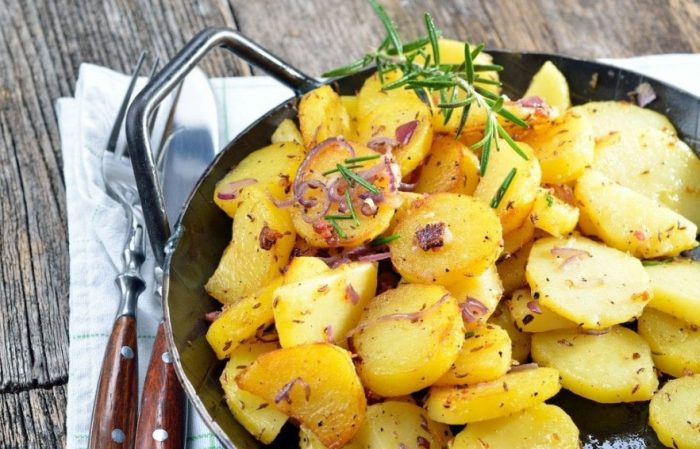 Pritong patatas na Karatop