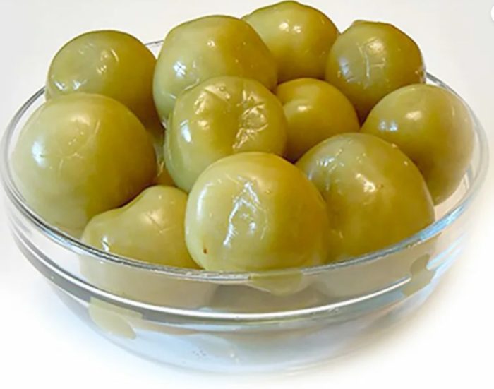 Cà chua xanh ngâm